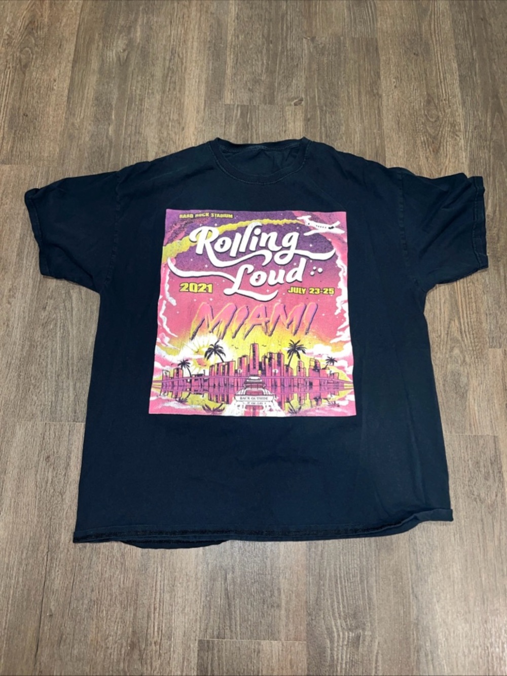 Rolling Loud Miami 2021 Black Graphic Tee